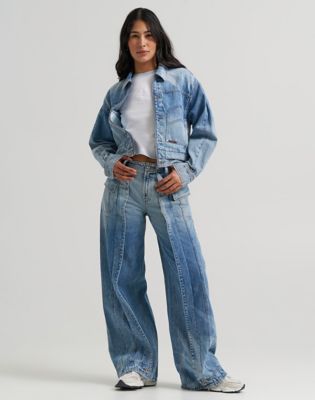 Lee x Feng Chen Wang Cropped Jacket in Light Shade