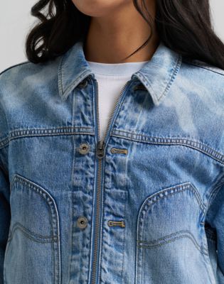 Lee x Feng Chen Wang Cropped Jacket in Light Shade