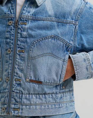 Lee x Feng Chen Wang Cropped Jacket in Light Shade