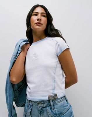 Lee x Feng Chen Wang Baby Tee in White