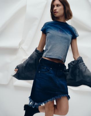Lee x Feng Chen Wang Skirt in Dark Worn