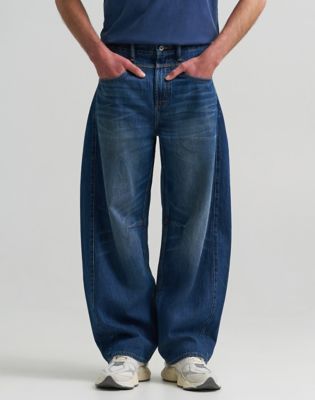 Lee x Feng Chen Wang Barrel Jean in Dark Worn