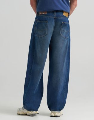 Lee x Feng Chen Wang Barrel Jean in Dark Worn