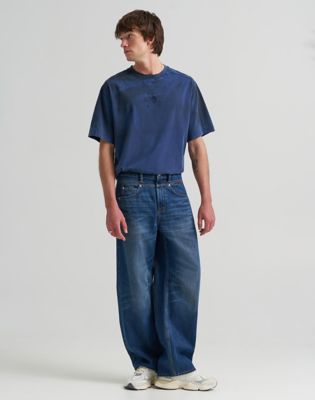 Lee x Feng Chen Wang Barrel Jean in Dark Worn