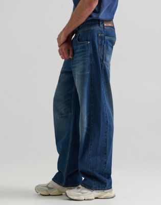 Lee x Feng Chen Wang Barrel Jean in Dark Worn