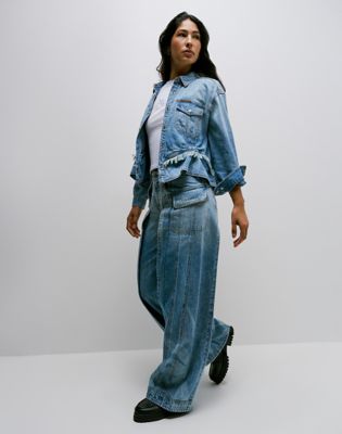 Lee x Feng Chen Wang Cargo Jean in Light Shade