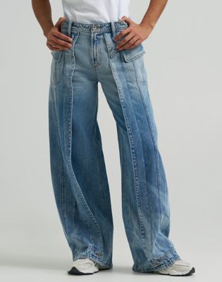 Lee x Feng Chen Wang Cargo Jean in Light Shade