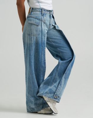 Lee x Feng Chen Wang Cargo Jean in Light Shade