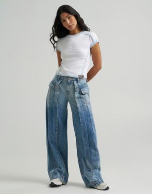 Lee x Feng Chen Wang Cargo Jean in Light Shade