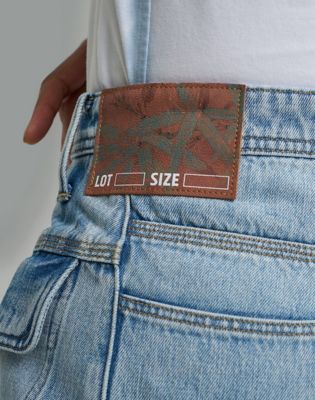 Lee x Feng Chen Wang Cargo Jean in Light Shade