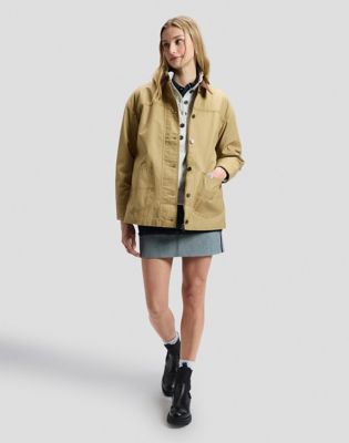 Relaxed Chore Field Jacket in Khaki