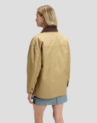 Relaxed Chore Field Jacket in Khaki