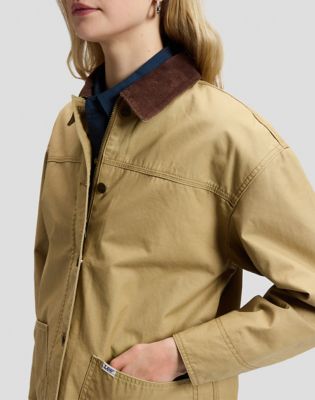 Relaxed Chore Field Jacket in Khaki