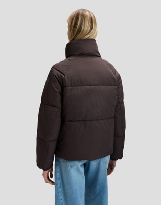 Regular Puffer Jacket in Chocolate Torte