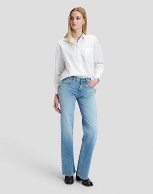 Relaxed Boyfriend Pocket Shirt in Bright White