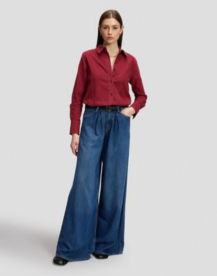 Regular Classic Shirt in Tibetan Red