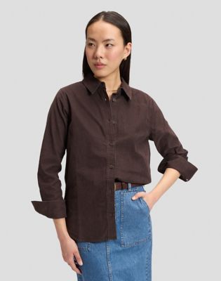 Regular Classic Shirt in Chocolate Torte