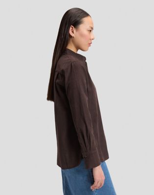 Regular Classic Shirt in Chocolate Torte