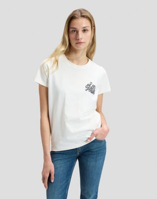 Lee 89 Regular Tee in Ecru