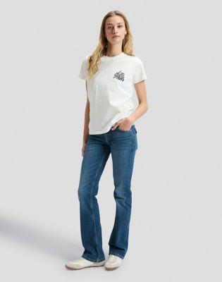 Lee 89 Regular Tee in Ecru
