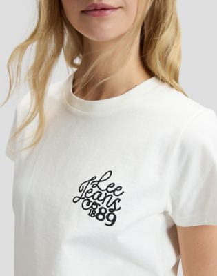 Lee 89 Regular Tee in Ecru