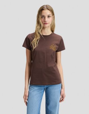 Lee 89 Regular Tee in Shaved Chocolate