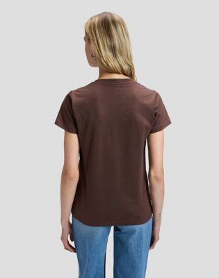 Lee 89 Regular Tee in Shaved Chocolate