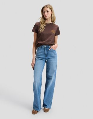 Lee 89 Regular Tee in Shaved Chocolate