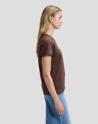 Lee 89 Regular Tee in Shaved Chocolate
