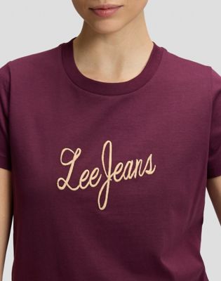 Lee Jeans Regular Tee in Fig