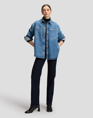 Relaxed Utility Overshirt in Eye Spy