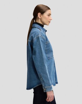 Relaxed Utility Overshirt in Eye Spy