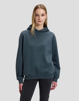 Relaxed Core Hoodie in Washed Black