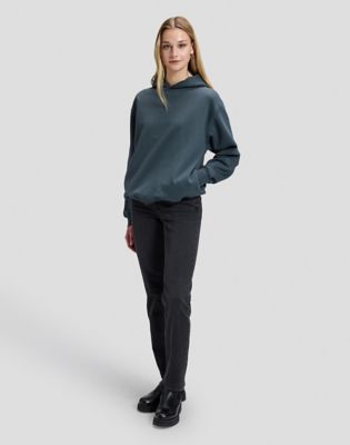 Relaxed Core Hoodie in Washed Black