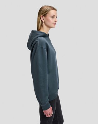 Relaxed Core Hoodie in Washed Black