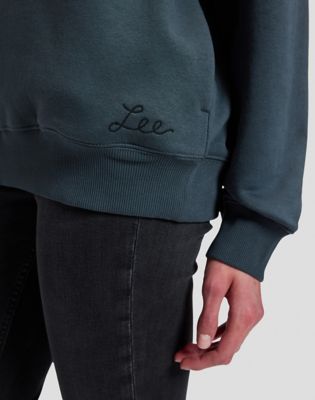 Relaxed Core Hoodie in Washed Black