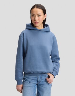 Relaxed Core Hoodie in Bering Sea