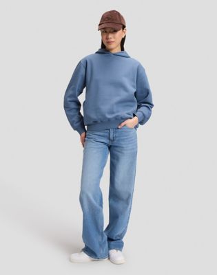 Relaxed Core Hoodie in Bering Sea
