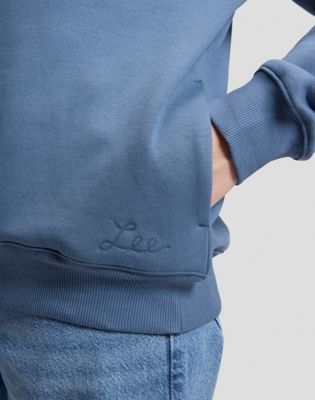 Relaxed Core Hoodie in Bering Sea