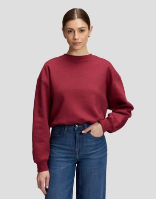 Relaxed Core Sweatshirt in Tibetan Red