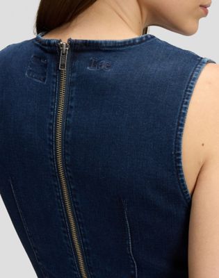 Slim Shaped Long Dress in Lee Hearts