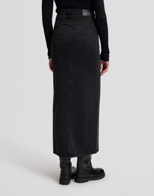 Regular Slit Front Maxi Skirt in In A Blur