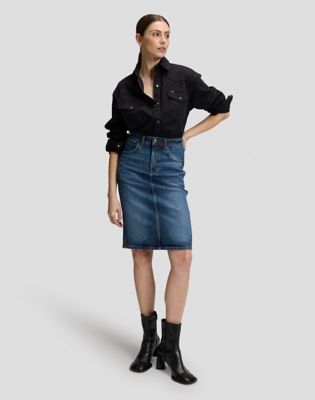 Regular Midi Skirt in Flash Blue