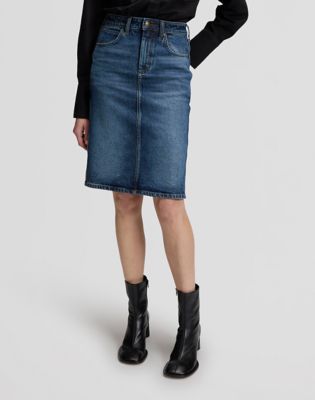 Regular Midi Skirt in Flash Blue