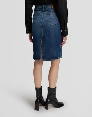 Regular Midi Skirt in Flash Blue