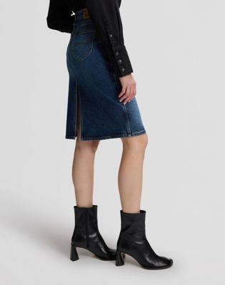 Regular Midi Skirt in Flash Blue