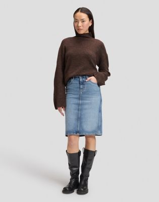 Regular Midi Skirt in Eye Spy