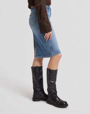Regular Midi Skirt in Eye Spy