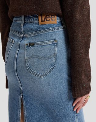 Regular Midi Skirt in Eye Spy