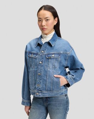 Relaxed Rider Jacket in Gleam Of Light